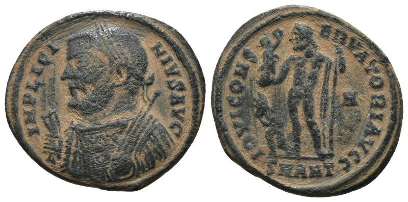 Licinius I. (317-320 AD). Follis. Antioch. Obv: IMP LICINIVS AVG. draped bust of...