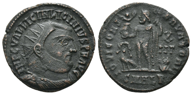 Licinius I. (321-323 AD). Follis. Alexandria. Obv: IMP C VAL LICIN LICINIVS P F ...