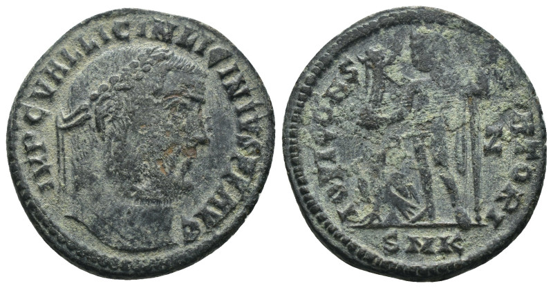 Licinius I. (321-323 AD). Follis. Cyzicus. Obv: IMP C VAL LICIN LICINIVS P F AVG...