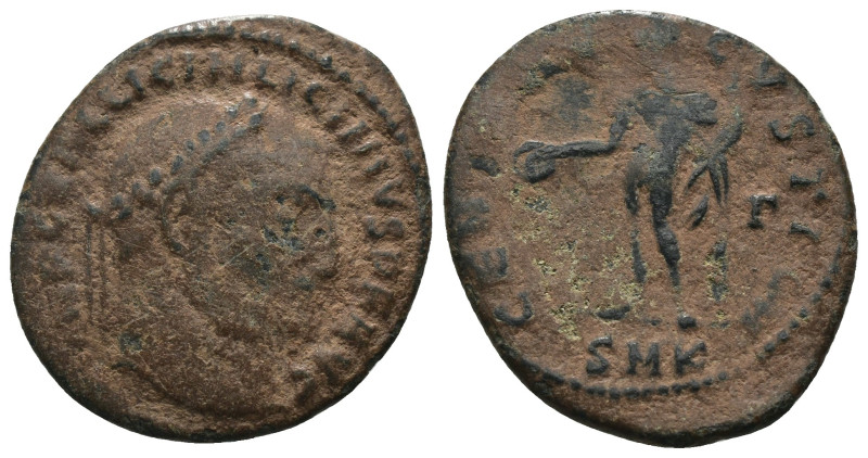 Licinius I. (321-323 AD). Follis. Cyzicus. Obv: IMP C VAL LICIN LICINIVS P F AVG...