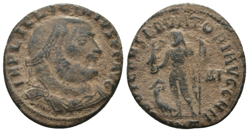 Licinius I. (321-323 AD). Follis. Thessalonica. Obv: IMP C VAL LICIN LICINIVS P ...