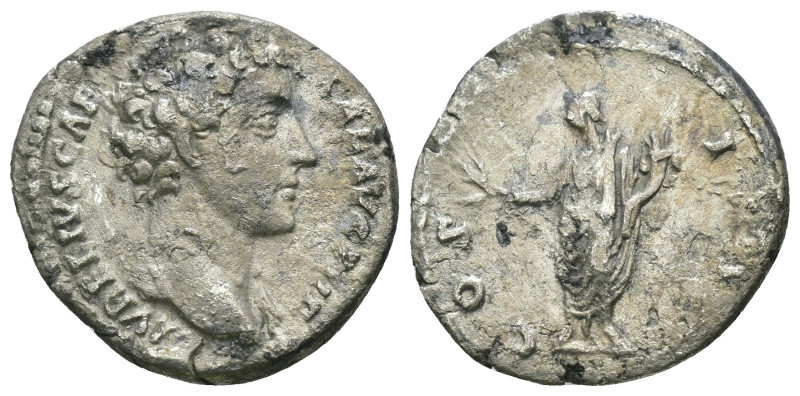 Marcus Aurelius. (161-180 AD) AR Denar. Rome. Weight 2.92 gr - Diameter 18 mm