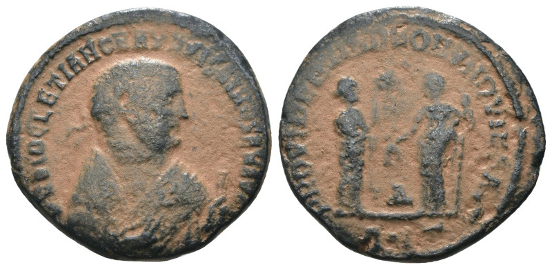 Maximianus Herculius. (305-307 AD). Follis. Cyzicus. Obv: D N MAXIMIANO FELICISS...