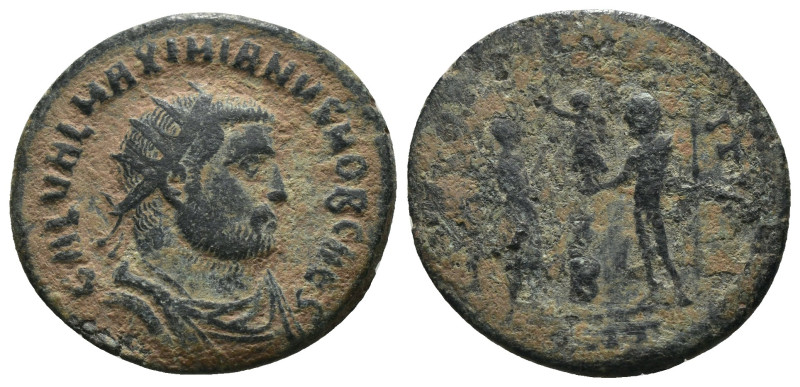 Maximianus. (285-295 AD). Æ Antoninian. Antioch. Obv: IMP CMA MAXIMIANVS PF AVG....