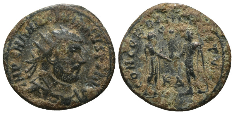 Maximianus. (285-295 AD). Æ Antoninian. Antioch. Obv: IMP CMA MAXIMIANVS PF AVG....