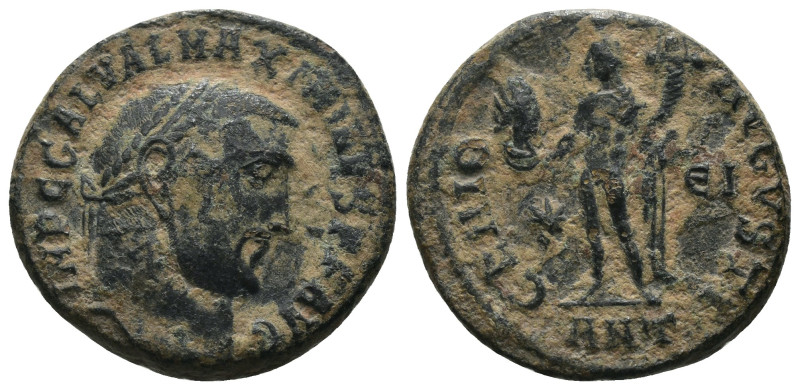 Maximinus II. (310 AD). Follis. Antioch. Obv: IMP C GAL VAL MAXIMINVS P F AVG. l...