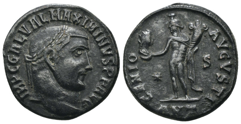 Maximinus II. (310 AD). Follis. Antioch. Obv: IMP C GAL VAL MAXIMINVS P F AVG. l...