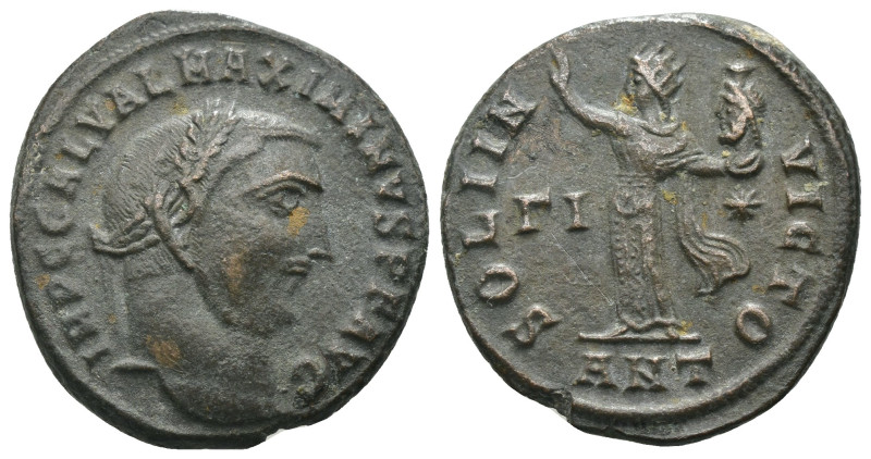 Maximinus II. (310-311 AD). Follis. Antioch. Obv: IMP C GAL VAL MAXIMINVS P F AV...