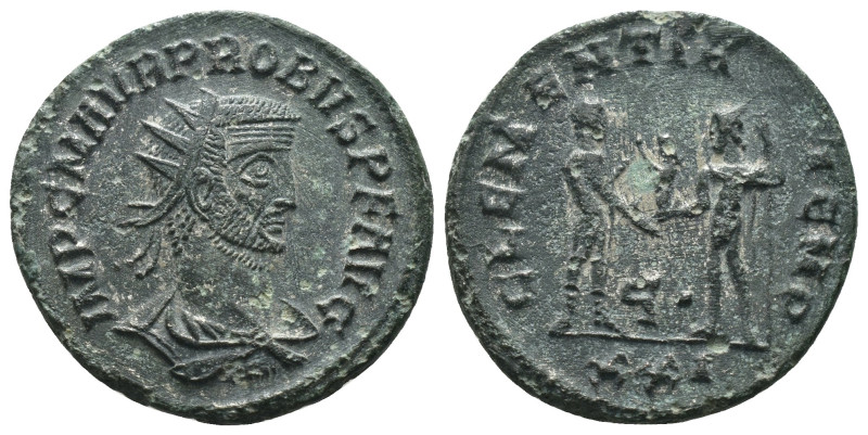 Probus. (276-282 AD). Æ Antoninian. Antioch. Obv: IMP C M AVR PROBVS AVG. radiat...