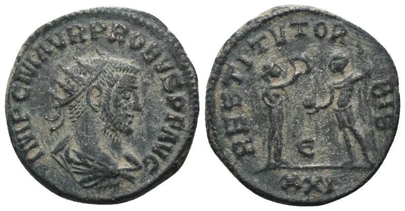 Probus. (276-282 AD). Æ Antoninian. Antioch. Obv: IMP C M AVR PROBVS P F AVG. ra...