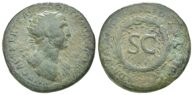 Trajan. (115-116 AD). Semis. Rome (for circulation in Syria). Obv: IMP CS NER TR...