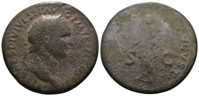 Vespasian. (69-79 AD). Æ Sesterz. Rome. Weight 21.29 gr - Diameter 34 mm