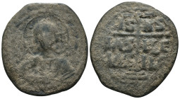 Basil II. and Constantine VIII. (1020-1028 AD). Follis. Constantinople. Obv: bust of Christ facing holding book. Rev: legend in four lines. Weight 10....