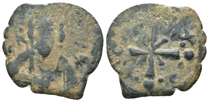 Nikephorus III. (1078-1081 AD). Follis. Constantinople. Obv: bust of Christ faci...