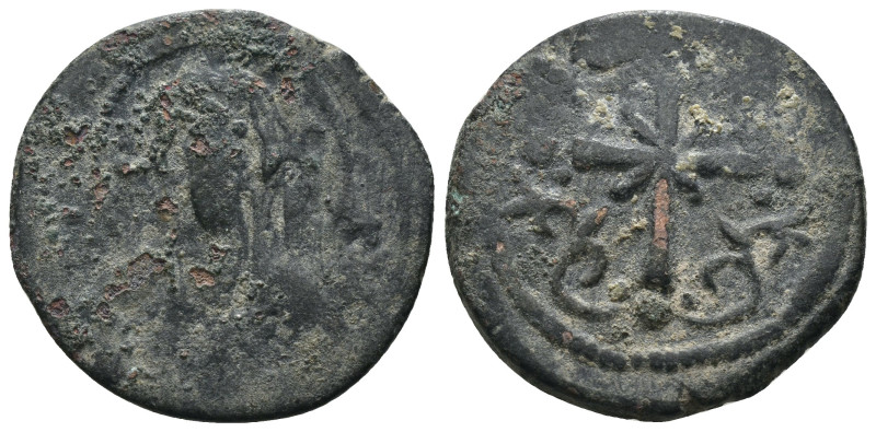 Nikephorus III. (1078-1081 AD). Follis. Constantinople. Obv: bust of Christ faci...