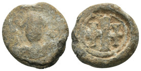 Byzantine Empire. lead seal. Weight 3.71 gr - Diameter 15 mm