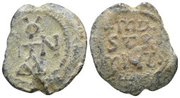 Byzantine Empire. lead seal. Weight 8.77 gr - Diameter 21 mm