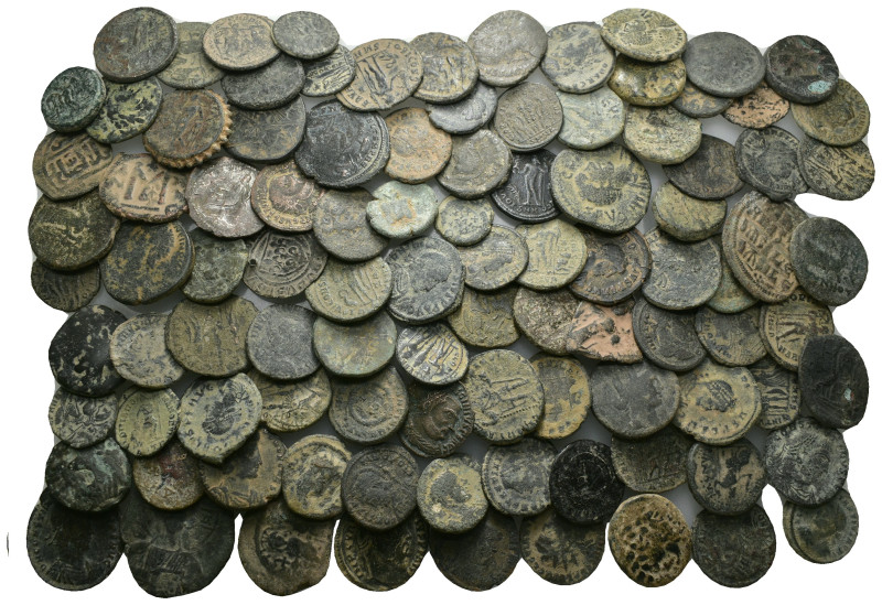 100 pieces ancient coin, Sold as seen.