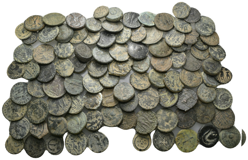 100 pieces ancient coin, Sold as seen.