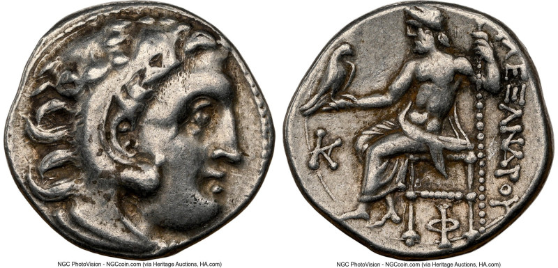 MACEDONIAN KINGDOM. Alexander III the Great (336-323 BC). AR drachm (17mm, 12h)....