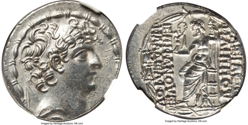 SELEUCID KINGDOM. Philip I Philadelphus (ca. 95/4-76/5 BC). AR tetradrachm (27mm...