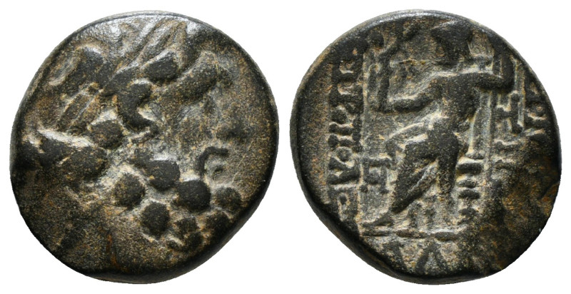 SELEUCIS & PIERIA. Antioch. Ae Tetrachalkon (38-35 BC). Uncertain date.
Obv: Lau...