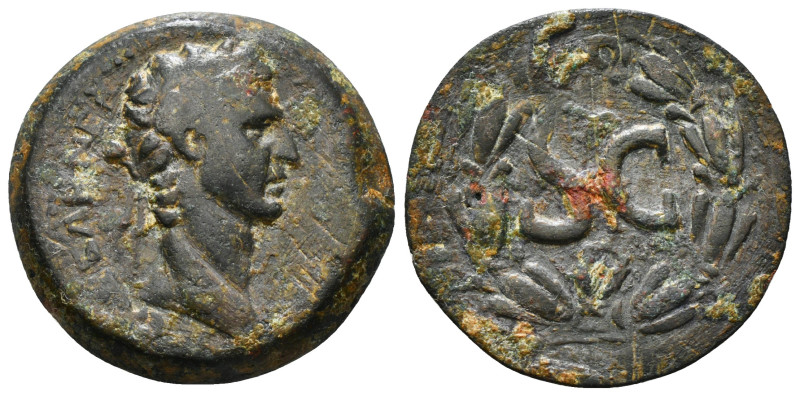 SYRIA. Seleucis and Pieria. Antioch. Nerva (96-98). Ae.
Obv: IMP CAESAR NERVA AV...