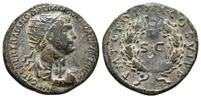 TRAJAN (98-117). Semis. Rome, for use in Syria.
Obv: IMP CAES NER TRAIANO OPTIMO...