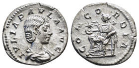 JULIA PAULA (Augusta, 219-220). Denarius. 2,94 g - 17,93 mm