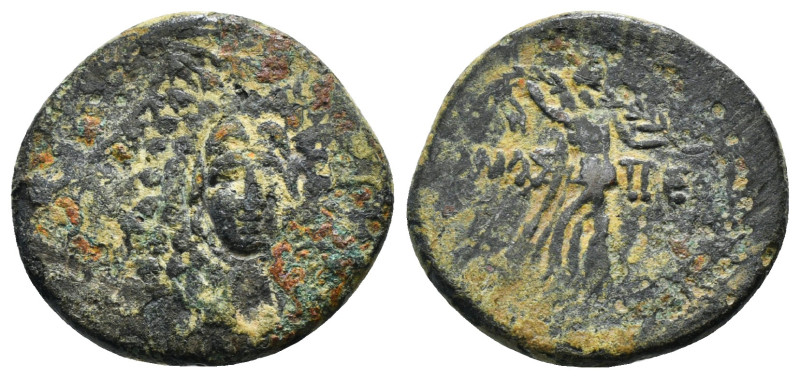 PONTOS. Amisos. Ae (Circa 85-65 BC). Time of Mithradates VI Eupator.
Obv: Aegis ...