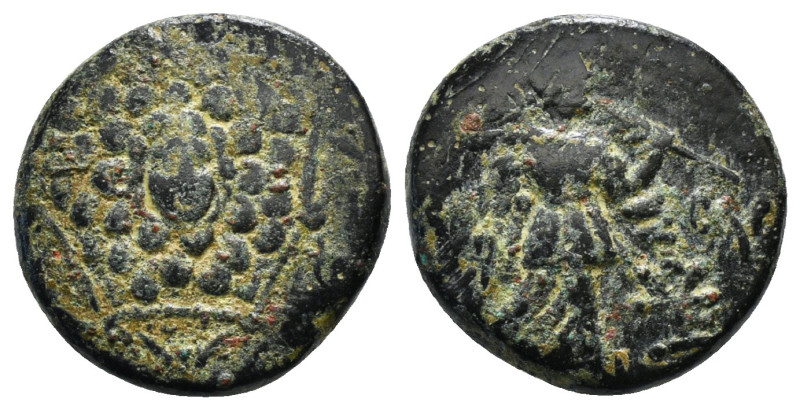 PONTOS. Amisos. Ae (Circa 85-65 BC). Time of Mithradates VI Eupator.
Obv: Aegis ...