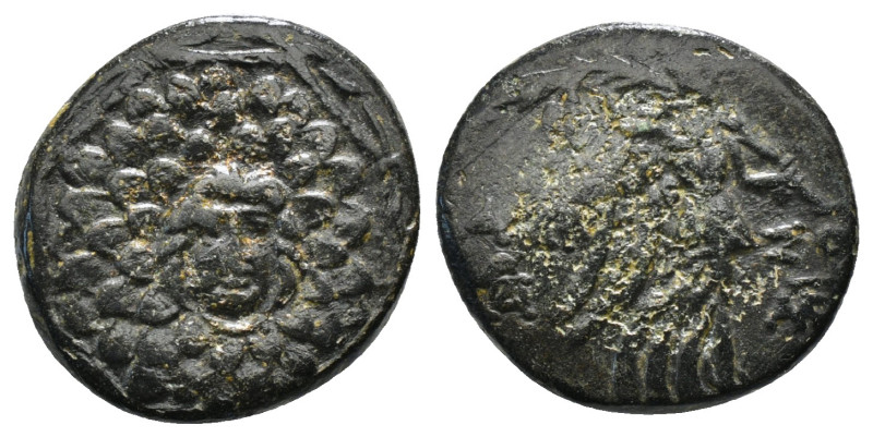 PONTOS. Amisos. Ae (Circa 85-65 BC). Time of Mithradates VI Eupator.
Obv: Aegis ...