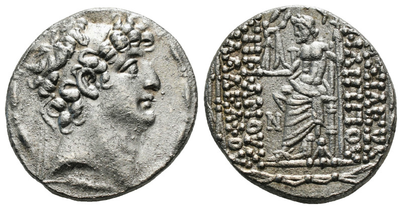 SELEUKID KINGDOM. Philip I Philadelphos (Circa 95-83 BC). Tetradrachm. Antioch o...