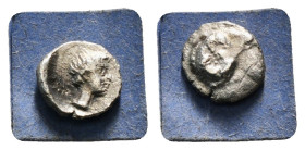 TROAS. Kebren. Obol (Circa 387-310 BC).
Obv: Ram’s head right.
Rev: Youthful male head right. 0,33 g - 7,40 mm