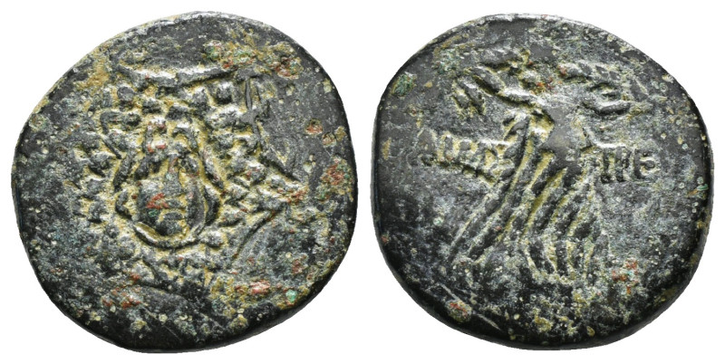 PONTOS. Amisos. Ae (Circa 85-65 BC). Time of Mithradates VI Eupator.
Obv: Aegis ...