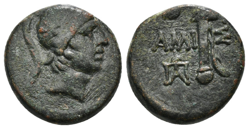 PONTOS. Amisos. Ae (Circa 111-105 or 95-90 BC). Struck under Mithradates VI Eupa...