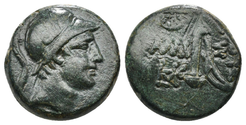 PONTOS. Amisos. Ae (Circa 111-105 or 95-90 BC). Struck under Mithradates VI Eupa...