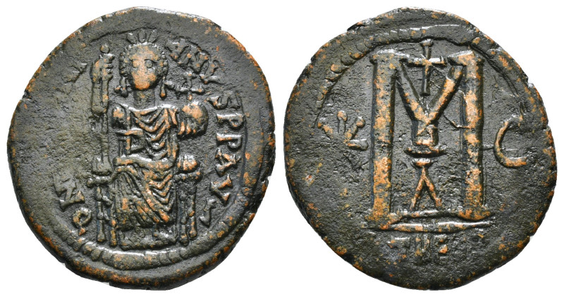 JUSTINIAN I (527-565). Follis. 16,74 g - 31,66 mm