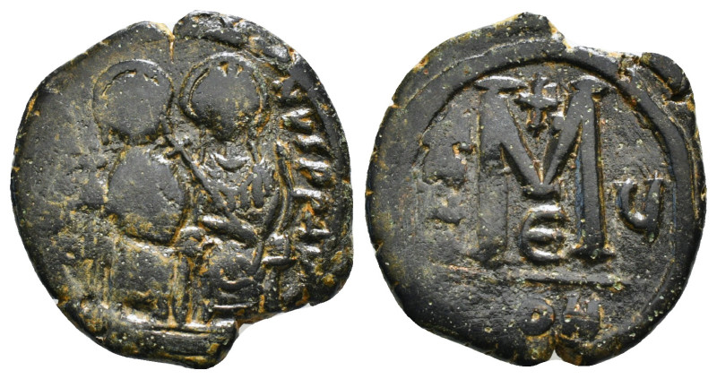 JUSTINIAN I (527-565). Follis. 10,25 g - 26,06 mm