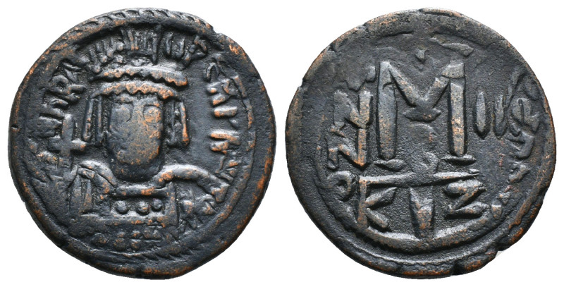 MAURICE TIBERIUS (582-602). Follis 10,89 g - 28,19 mm