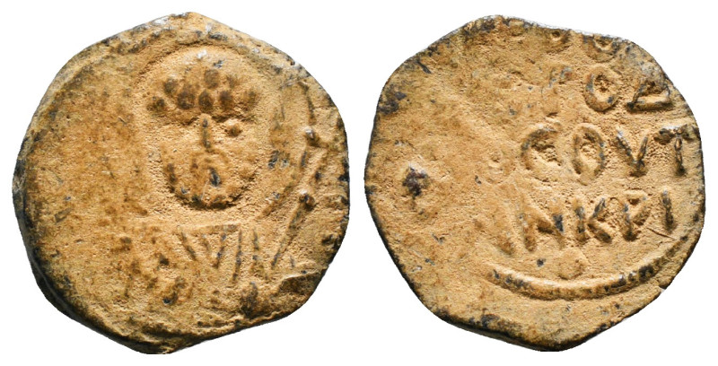 Byzantine Coin Follis AE 4,98 g - 22,64 mm