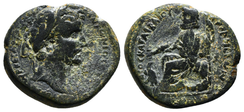 CYRRHESTICA. Cyrrhus. Antoninus Pius AD 138-161. Ae. 10,32 g - 23,90 mm