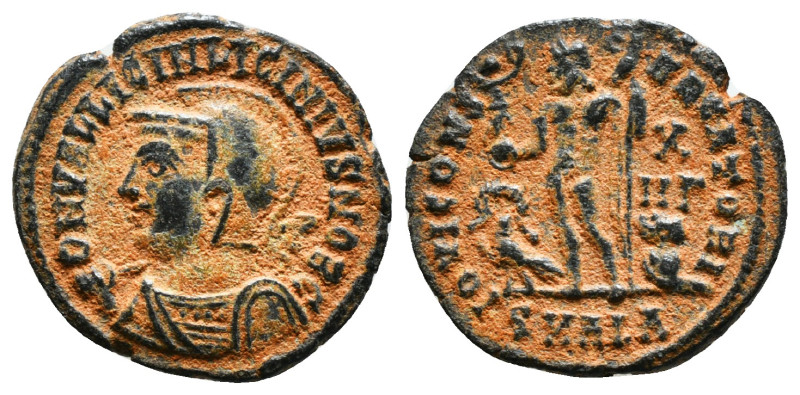 LICINIUS II (Caesar, 317-324). Follis AE 2,83 g - 19,93 mm