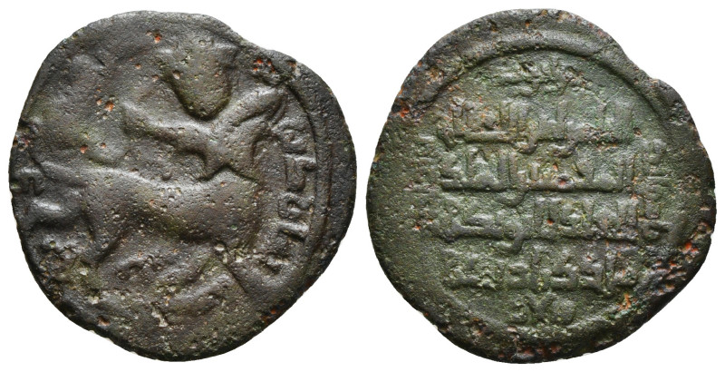 ISLAMIC. Anatolia & al-Jazira (Post-Seljuk). Artuqids (Mardin) Ae Dirhem 10,37 g...