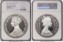 British Dependency. Elizabeth II silver Proof "Gothic Crown - Portrait" 100 Pounds (1 Kilo) 2021 PR70 Ultra Cameo NGC, Commonwealth mint, KM-Unl. Mint...