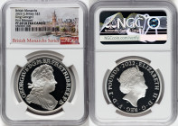 Elizabeth II silver Proof "King George I" 2 Pounds (1 oz) 2022 PR69 Ultra Cameo NGC, KM-Unl, S-Unl. Limited Edition Presentation Mintage: 1,350. Briti...