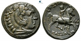 Kings of Macedon. Pella or Amphipolis. Kassander 306-297 BC. Struck circa 306-298 BC. Bronze Æ
