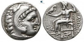 Kings of Macedon. Kolophon. Antigonos I Monophthalmos 320-301 BC. In the name and types of Alexander III. Struck circa 318-310 BC. Drachm AR