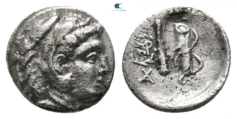 Kings of Macedon. Babylon. Alexander III "the Great" 336-323 BC. 
Obol AR

8m...