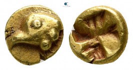 Asia Minor. Uncertain mint or Abydos, Troas circa 550-450 BC. Myshemihekte - 1/24 Stater EL